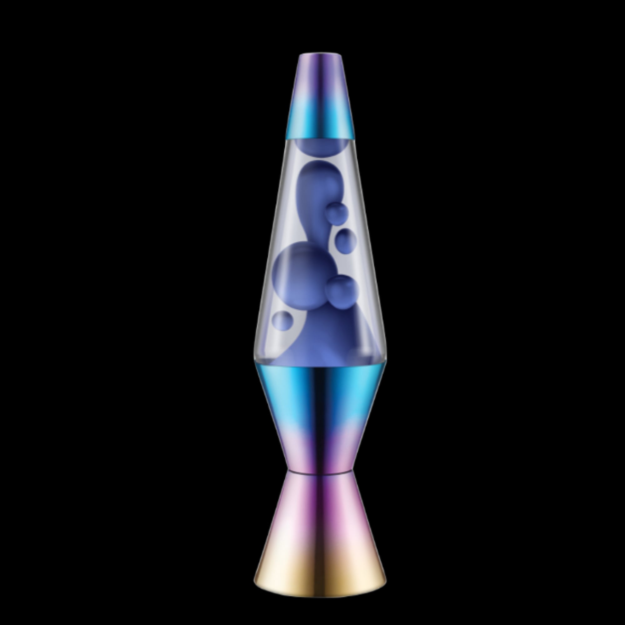 blue lava lamp