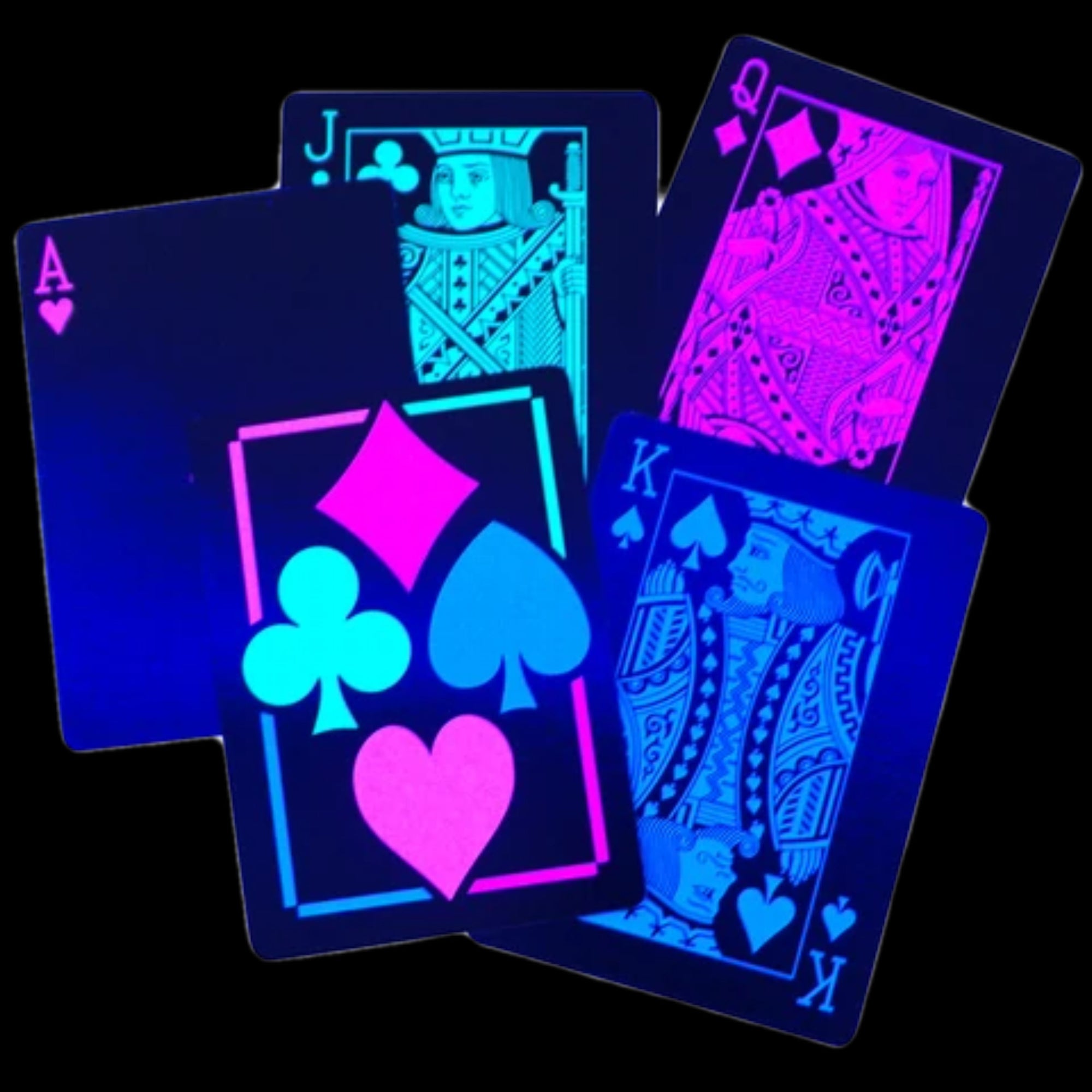 Blacklight Playing Cards