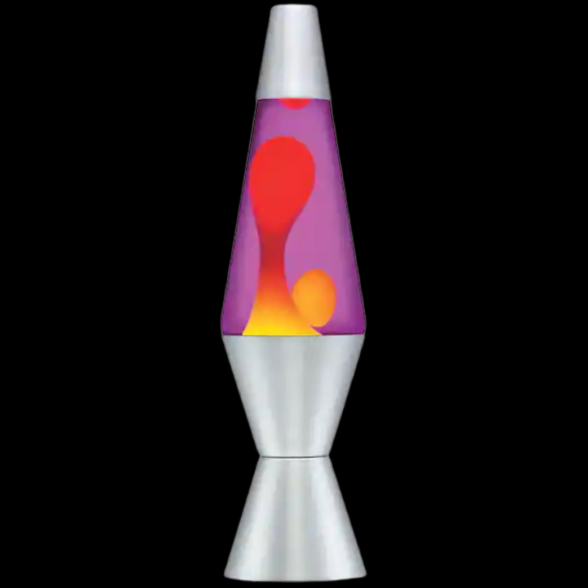 yellow lava lamp