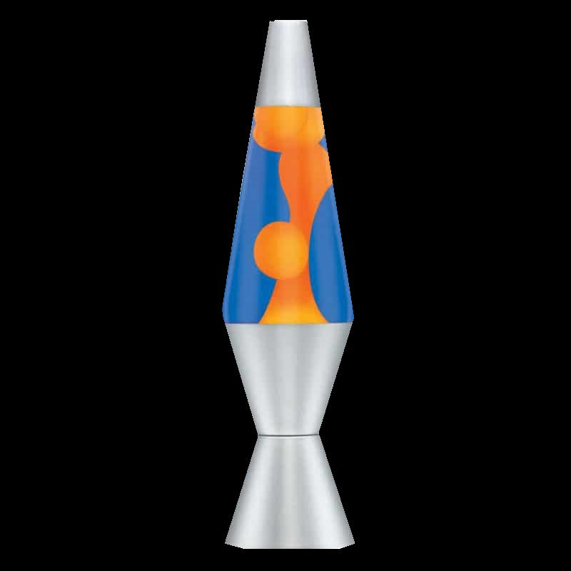 orange lava lamp